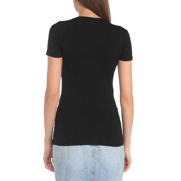 Женская футболка GUESS SS VN AMALIA TEE, Артикул W3RI59J1314, черный | 3273083. Ракурс 2