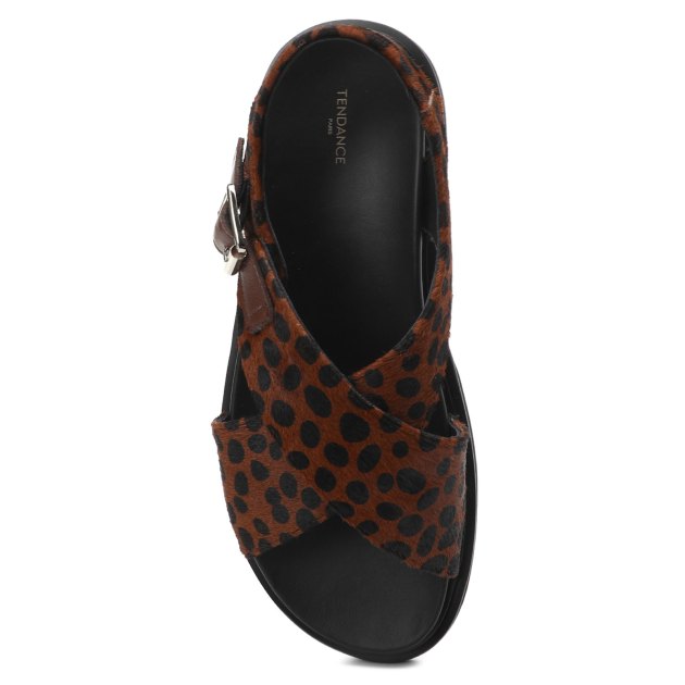 Женские сандалии TENDANCE, Артикул YS-2201-3, леопардовый принт | 3275003. Ракурс 2