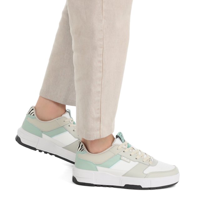 Женские кеды FILA FX-1000 LOW W, Артикул FX-1000 LOW W, серо-бежевый | 3280495. Ракурс 4