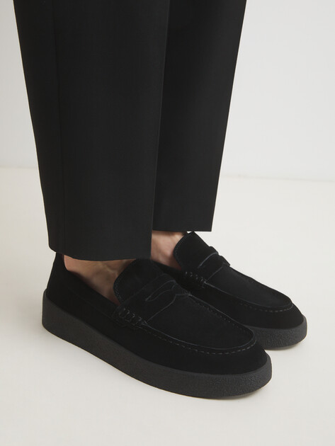 Мужские лоферы TENDANCE, Артикул YS-M6166A-1, черный | 3284007. Ракурс 2