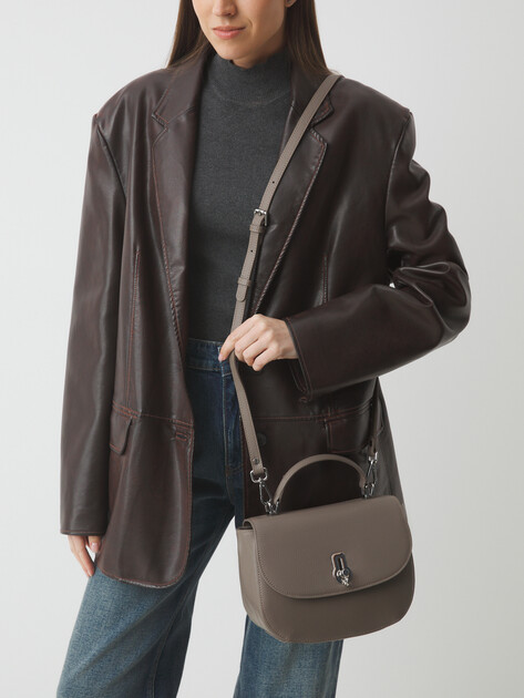 Женская сумка  TENDANCE, Артикул OU15299-D, коричнево-серый | 3285904. Ракурс 2