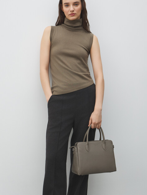 Женский тоут TENDANCE, Артикул OU15291, коричнево-серый | 3285942. Ракурс 6