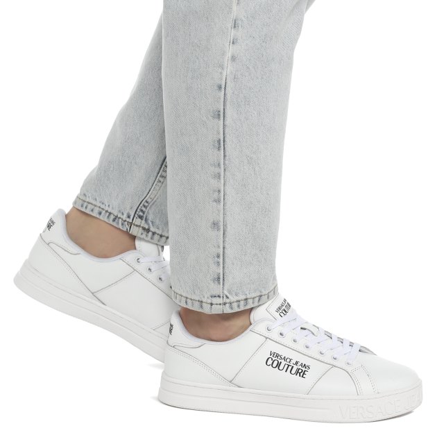 Мужские кеды VERSACE JEANS COUTURE 74YA3SKE, Артикул 74YA3SKE, белый | 3305959. Ракурс 4