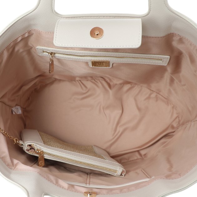 Женский тоут V73 GANIMEDE, Артикул 73BS6UJ01, белый | 3308827. Ракурс 5