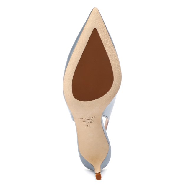 Женские туфли с открытой пяткой (слингбэк) ORONERO FIRENZE 1 001, Артикул 1001, голубой | 3319020. Ракурс 3