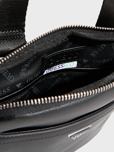 Мужская сумка  GUESS CERTOSA SFFN SMRT XBODY FLAT, Артикул HMECSAP3123, черный | 3319960. Ракурс 5
