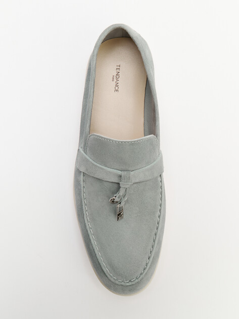 Женские лоферы TENDANCE, Артикул SW6046-1, серо-голубой | 3331374. Ракурс 5