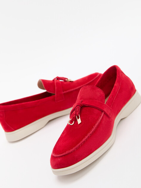 Женские лоферы TENDANCE, Артикул SW6046-1, красный | 3331375. Ракурс 6