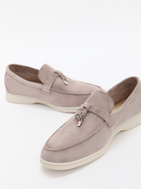 Женские лоферы TENDANCE, Артикул SW6046-1, серый | 3331377. Ракурс 6