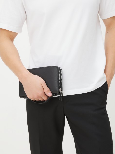 Мужская борсетка TENDANCE, Артикул MRH22-301, черный | 3332194. Ракурс 2 Мужская борсетка TENDANCE, Артикул MRH22-301, черный | 3332194. Ракурс 2