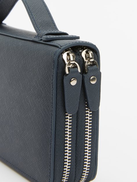 Мужская борсетка TENDANCE, Артикул MRH22-301, темно-синий | 3332198. Ракурс 4 Мужская борсетка TENDANCE, Артикул MRH22-301, темно-синий | 3332198. Ракурс 4