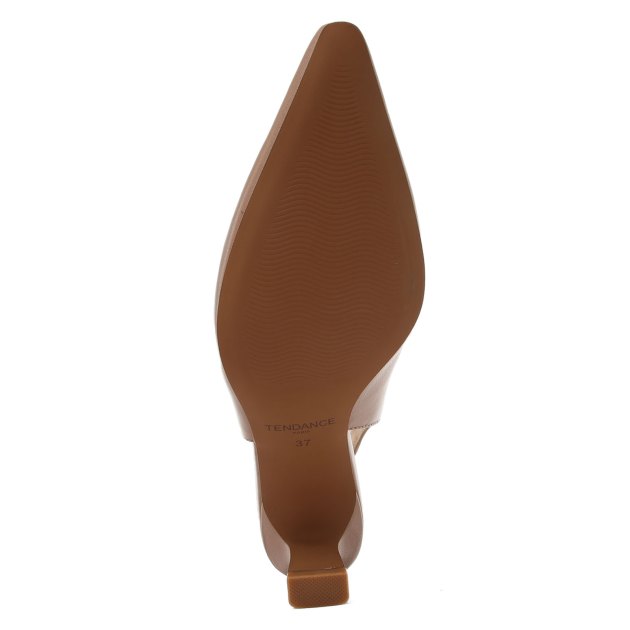 Женские туфли с открытой пяткой (слинг-бэк) TENDANCE, Артикул CLF165-02, розово-бежевый | 3339863. Ракурс 3