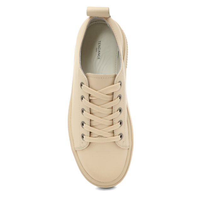 Женские кеды TENDANCE, Артикул AQC-VP-LE-01, бежевый | 3341153. Ракурс 2