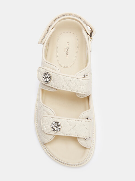 Женские сандалии TENDANCE, Артикул HJ040-10, светло-бежевый | 3349839. Ракурс 5