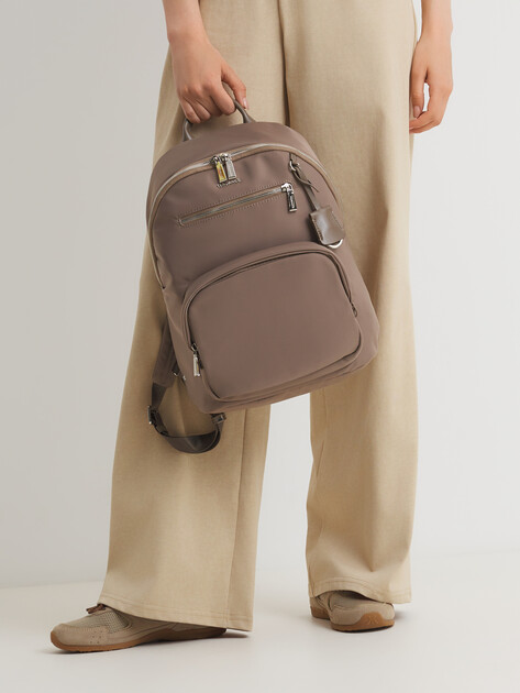 Женский рюкзак TENDANCE, Артикул A830, серо-бежевый | 3350412. Ракурс 2