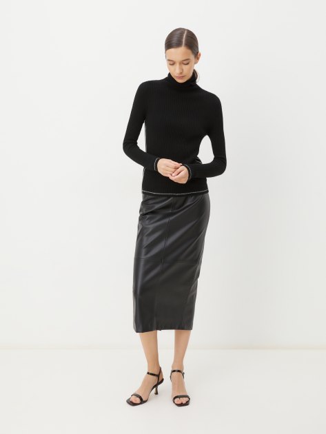 Женская водолазка MAISON DAVID, Артикул YT005, черный | 3350839. Ракурс 2