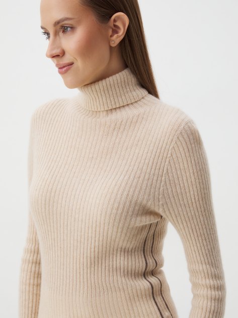 Женская водолазка MAISON DAVID, Артикул YT005, пшеничный | 3350845. Ракурс 3