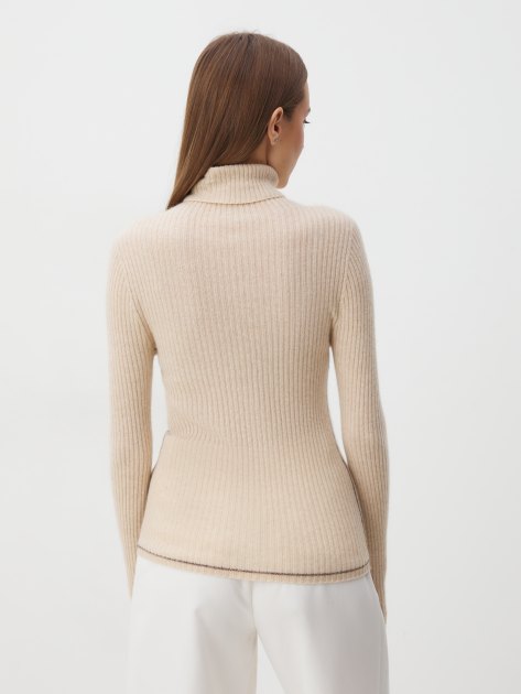 Женская водолазка MAISON DAVID, Артикул YT005, пшеничный | 3350845. Ракурс 4