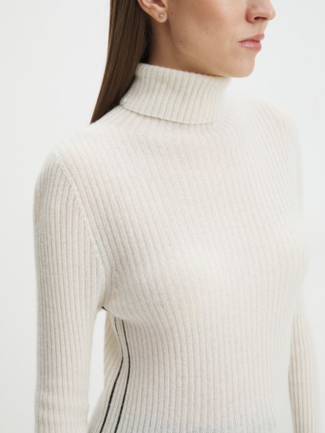 Женская водолазка MAISON DAVID, Артикул YT005, молочно-белый | 3350876. Ракурс 3