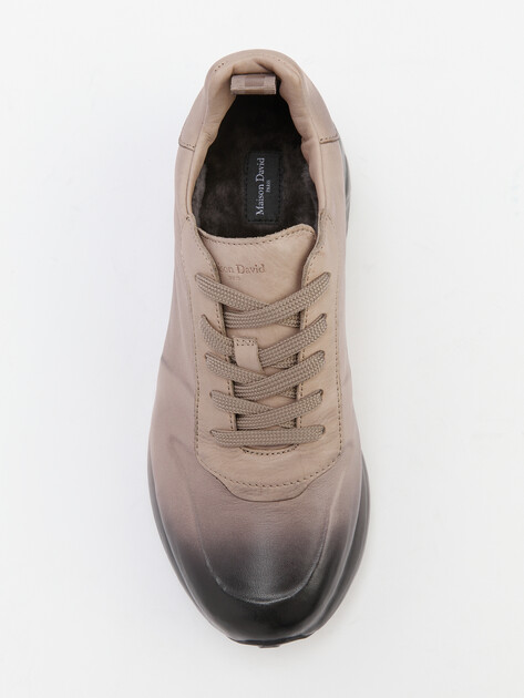 Мужские кроссовки MAISON DAVID, Артикул TTFY2261P-0201G, бежево-серый | 3351071. Ракурс 5 Мужские кроссовки MAISON DAVID, Артикул TTFY2261P-0201G, бежево-серый | 3351071. Ракурс 5