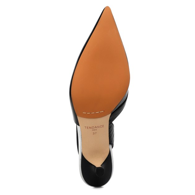 Женские туфли с открытой пяткой (слинг-бэк) TENDANCE, Артикул BS668-2417, черный | 3351109. Ракурс 3