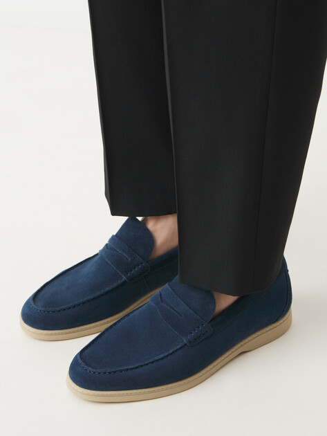 Мужские лоферы TENDANCE 2155A, Артикул RS2155A-8, зелено-синий | 3352180. Ракурс 2 Мужские лоферы TENDANCE 2155A, Артикул RS2155A-8, зелено-синий | 3352180. Ракурс 2