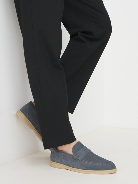 Мужские лоферы TENDANCE 2155A, Артикул RS2155A-8, темно-серый | 3352182. Ракурс 2