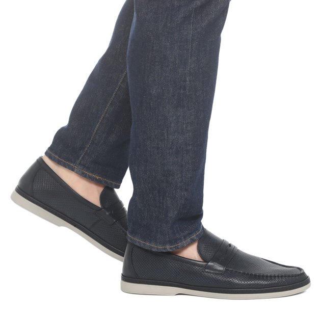 Мужские лоферы TENDANCE 2173B, Артикул RS2173B-20, темно-синий | 3352196. Ракурс 4