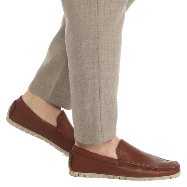 Мужские мокасины TENDANCE 590B, Артикул RS590B-5, коричневый | 3352222. Ракурс 4