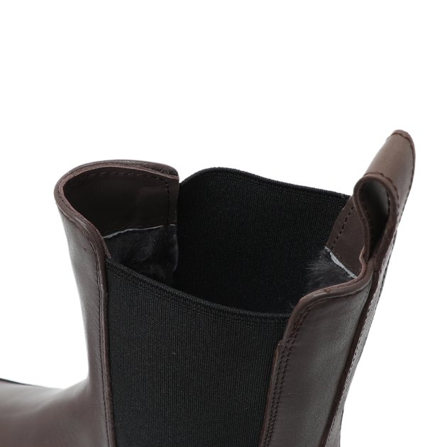 Женские челси GIANNI RENZI, Артикул GR992, серо-коричневый | 3355524. Ракурс 2