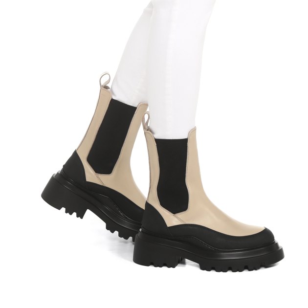 Женские челси GIANNI RENZI, Артикул GR992, светло-бежевый | 3355529. Ракурс 4