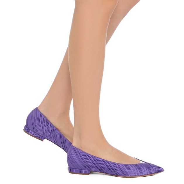 Балетки CASADEI, Артикул 1A249V010, светло-фиолетовый | 3359320. Ракурс 4