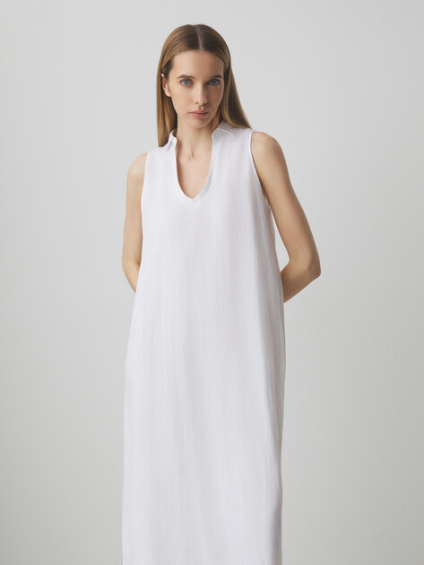Женское платье MAISON DAVID, Артикул DRESS-2, белый | 3372903. Ракурс 2 Женское платье MAISON DAVID, Артикул DRESS-2, белый | 3372903. Ракурс 2