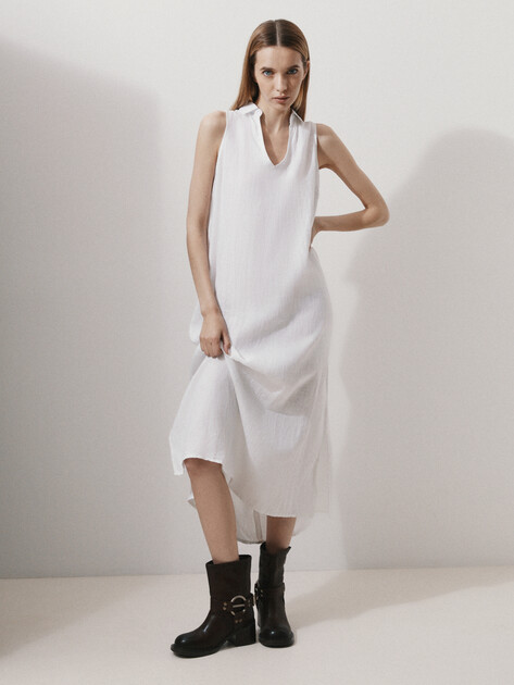 Женское платье MAISON DAVID, Артикул DRESS-2, белый | 3372903. Ракурс 5 Женское платье MAISON DAVID, Артикул DRESS-2, белый | 3372903. Ракурс 5