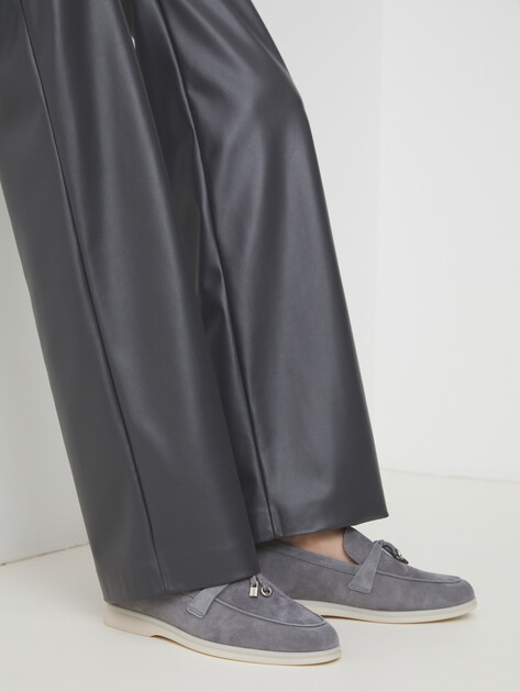 Женские лоферы TENDANCE, Артикул 432055-13B-W, темно-серый | 3373126. Ракурс 2