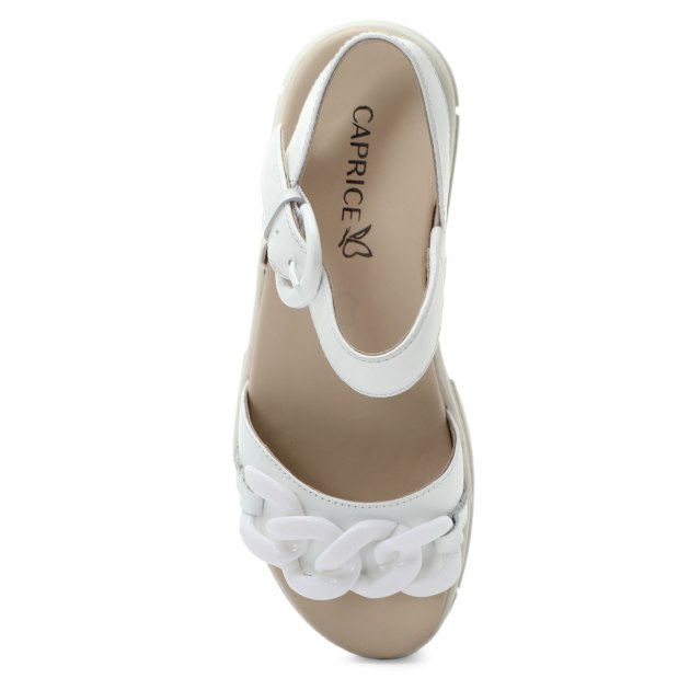 Женские сандалии CAPRICE VELVET, Артикул 9-9-28708-20, белый | 3373802. Ракурс 2