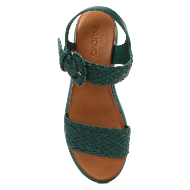 Женские сандалии INUOVO, Артикул 973002, темно-зеленый | 3376230. Ракурс 2