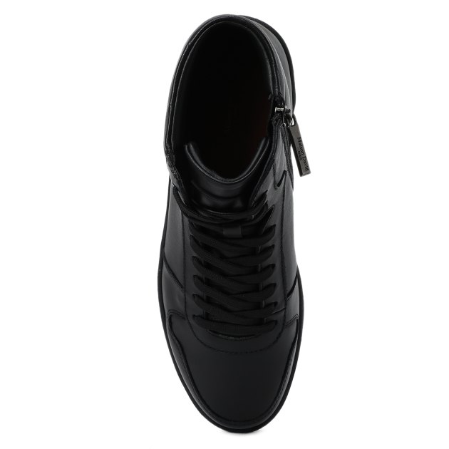Мужские высокие кеды MAISON DAVID, Артикул H22583F-12, черный | 3380780. Ракурс 2