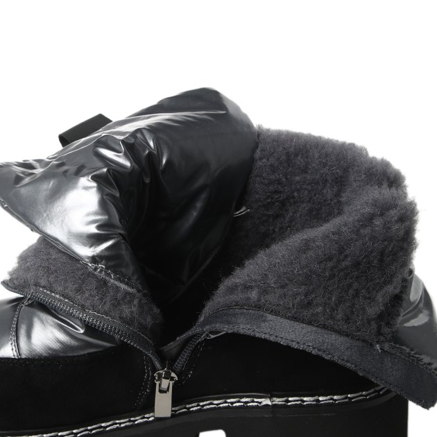 Детские дутики КОТОФЕЙ, Артикул 764050-44, серебряный | 3380919. Ракурс 2