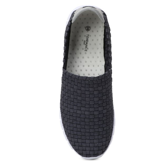 Женские слипоны TENDANCE, Артикул HD4725-01, темно-серый | 3384399. Ракурс 2