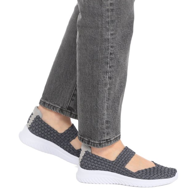 Женские слипоны TENDANCE, Артикул HD3950-01, темно-серый | 3384426. Ракурс 4