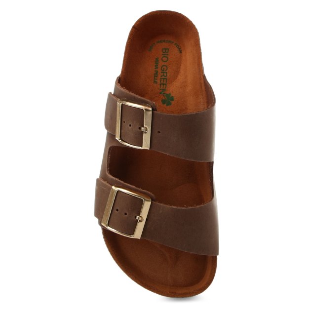 Женские шлепанцы BIO GREEN, Артикул PT20-3L, коричневый | 3389329. Ракурс 2