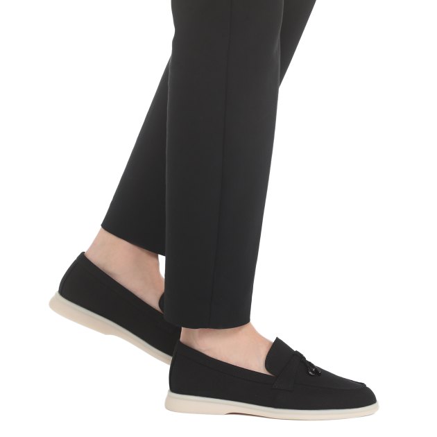 Женские лоферы TENDANCE, Артикул 432055-38B-W, черный | 3393357. Ракурс 4