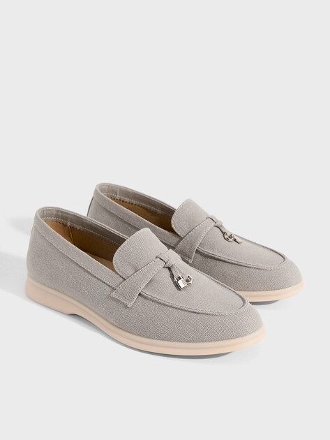 Женские лоферы TENDANCE, Артикул 432055-38B-W, светло-серый | 3393361. Ракурс 3