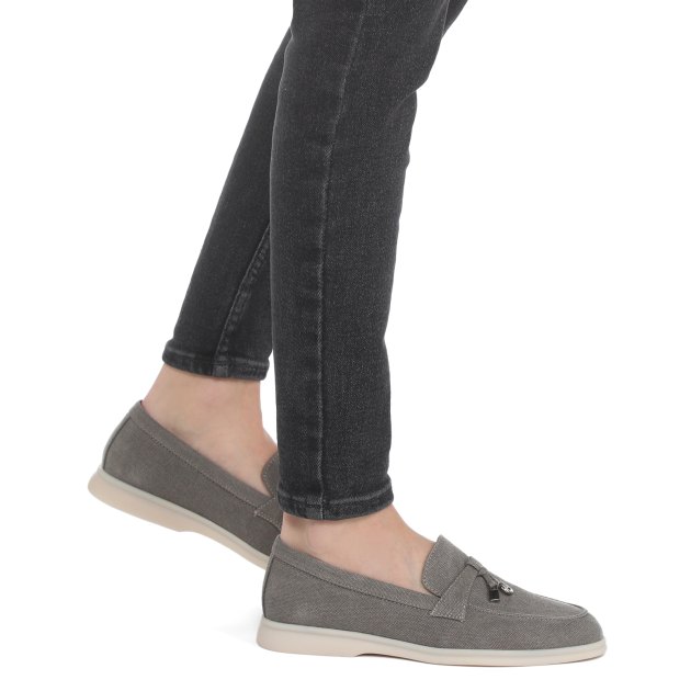 Женские лоферы TENDANCE, Артикул 432055-38B-W, бежевато-серый | 3393364. Ракурс 4