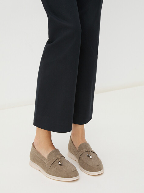 Женские лоферы TENDANCE, Артикул 432055-38B-W, зелено-коричневый | 3393366. Ракурс 2 Женские лоферы TENDANCE, Артикул 432055-38B-W, зелено-коричневый | 3393366. Ракурс 2