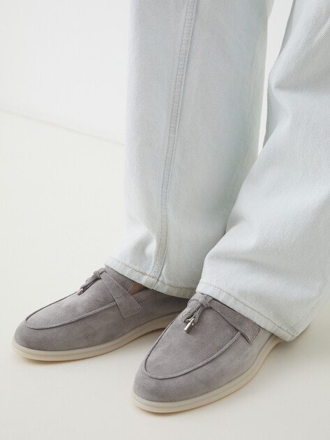 Женские лоферы TENDANCE, Артикул 432055-13A-W-S, серый | 3393389. Ракурс 2