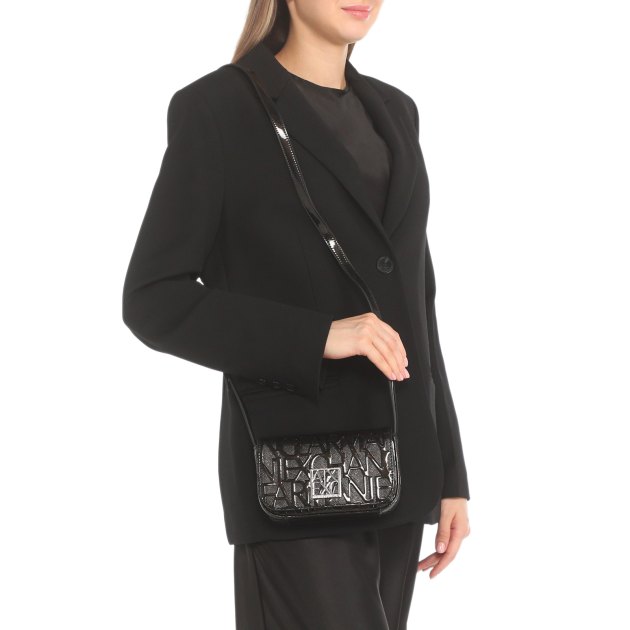 Женская сумка через плечо кросс-боди ARMANI EXCHANGE LIZ, Артикул 942734, черный | 3398576. Ракурс 6