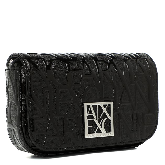 Женская сумка через плечо кросс-боди ARMANI EXCHANGE LIZ, Артикул 942734, черный | 3398576. Ракурс 2