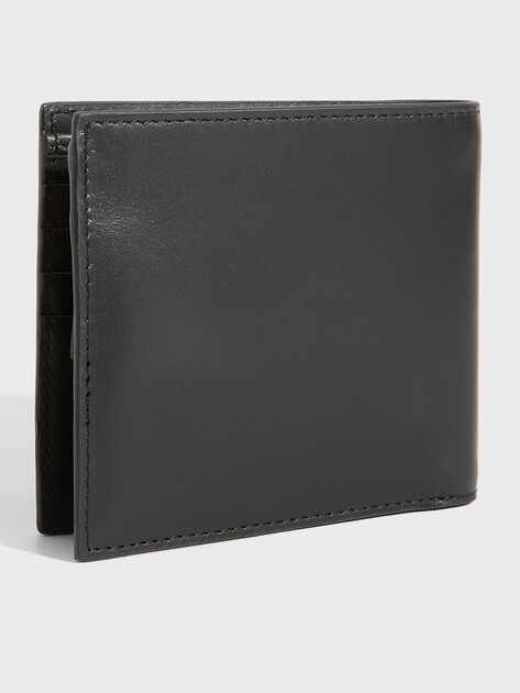 Набор портмоне и брелок ARMANI EXCHANGE PLAIN LEATHER, Артикул 958487, черный | 3398748. Ракурс 4
